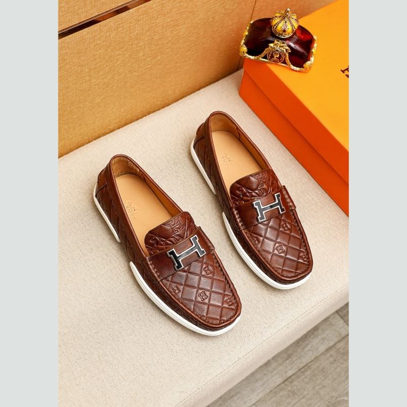 H**mes leather shoes